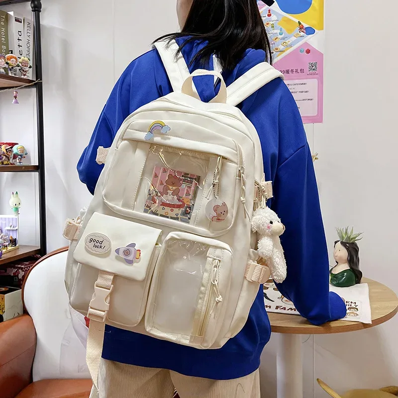 mode filles sac à dos nouvelle grande capacité style coréen femmes sacs à dos mignon étudiant école sac à dos polyvalent femmes sac