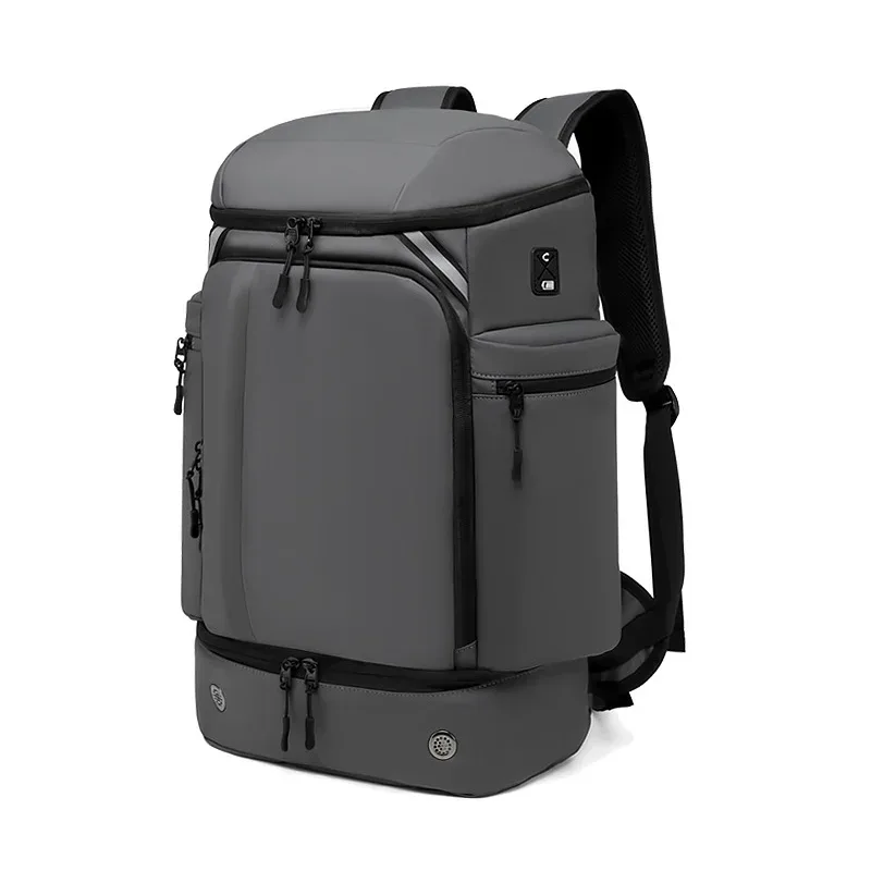 sac à dos de voyage de grande capacité pour hommes, sac à dos de randonnée imperméable de 50l avec sac à chaussures séparé, sac à dos pour ordinateur portable de travail