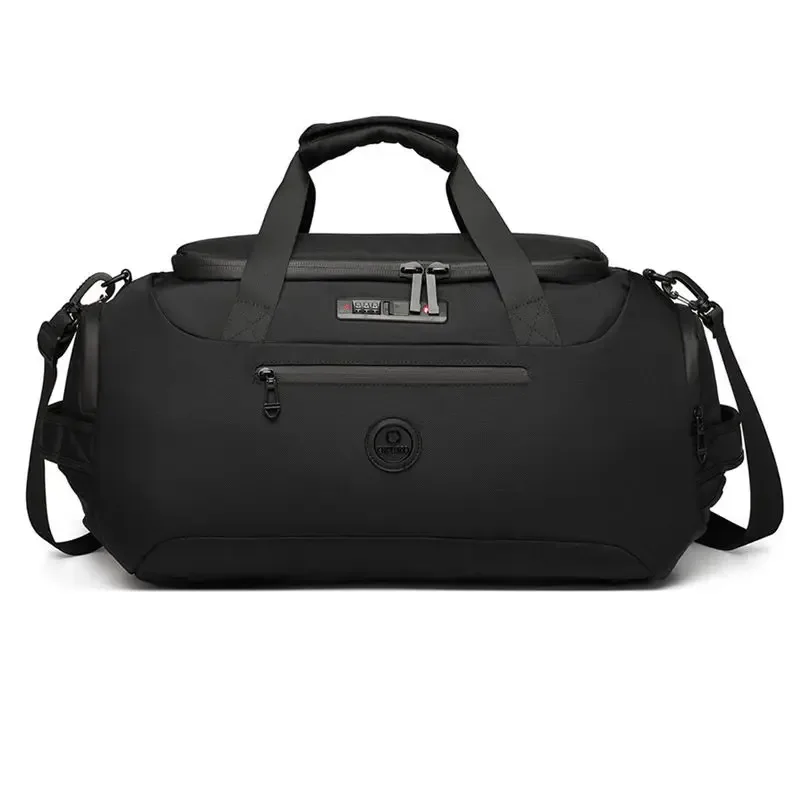 ozuko hommes voyage sacs polochon grande capacité sacs à main de sport avec sac à chaussures poche humide multifonction court voyage sacs à dos imperméables