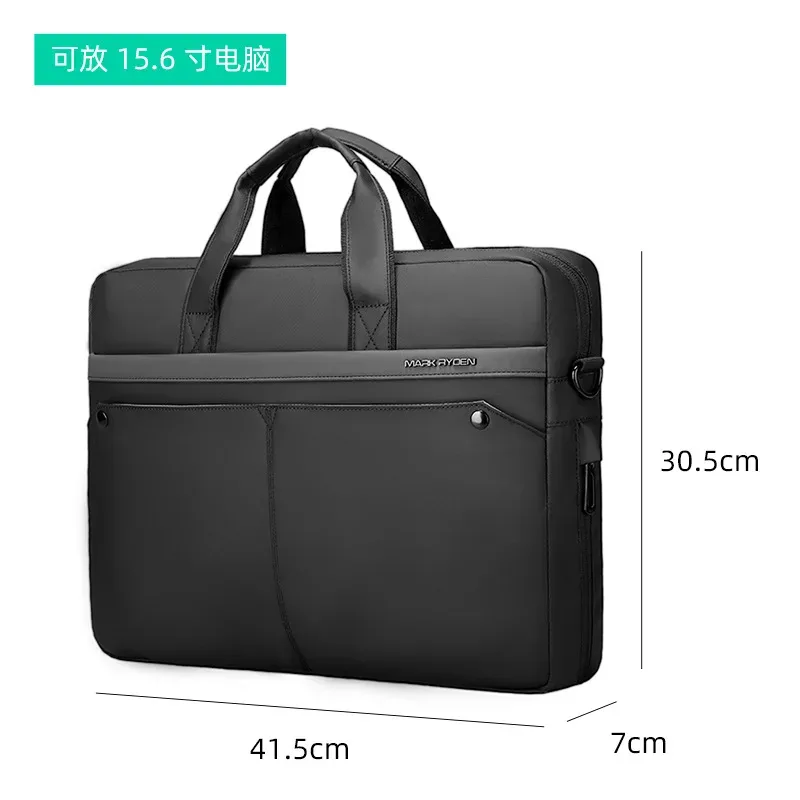 sac pour ordinateur portable mark ryden, sacoche de luxe pour homme, sac à main de créateur, sac à bandoulière professionnel, sac de travail, sac fourre-tout de bureau, mallette de rangement