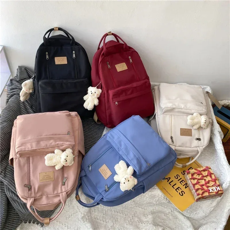 sac à dos étanche solide de haute qualité pour femme, adolescente, école