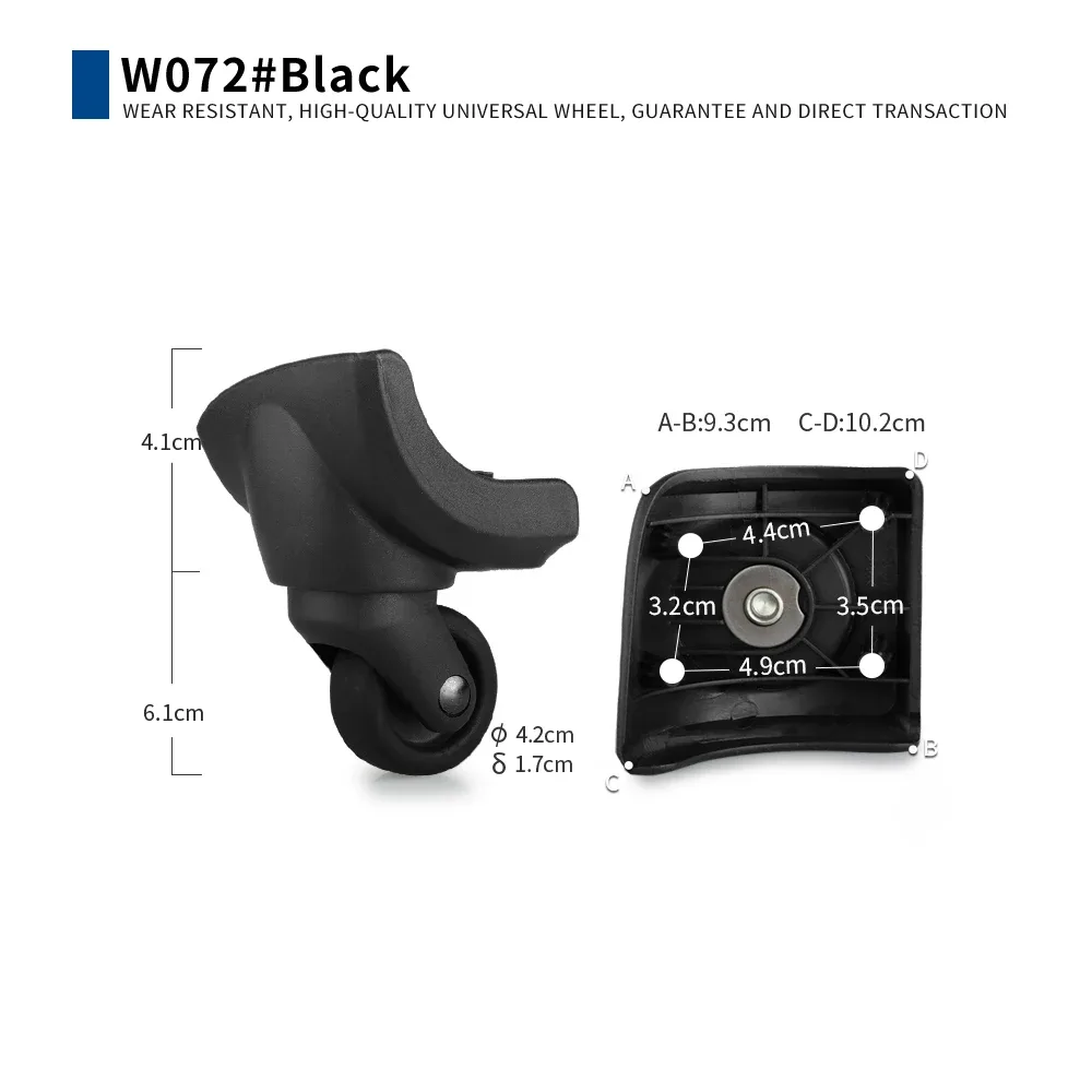 accessoires de roulettes pour valise american tourister 35t/zd244, roulettes universelles pour valise à roulettes