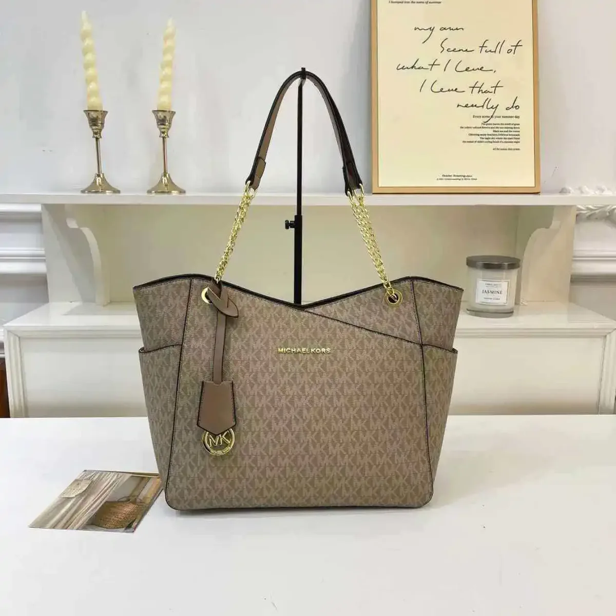 sac fourre-tout michael kors mk 2026 – divers styles, sac à bandoulière et à main avec chaîne