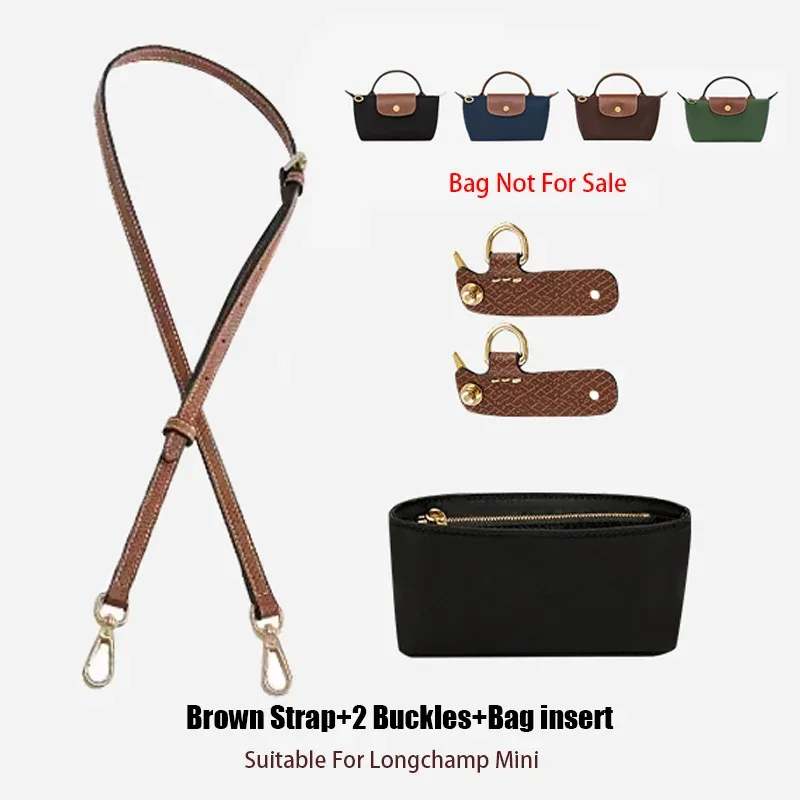 organisateur de sac pour sac à main longchamp, insert intérieur en nylon pour mini pochette, accessoires de rangement et de maintien de l'ordre