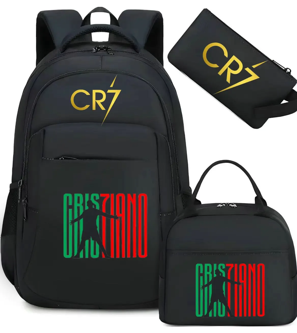 cr7 sacs à dos capacité légère sacs d'école pour ordinateur portable pour adolescents femmes hommes déplacements voyage mochilas