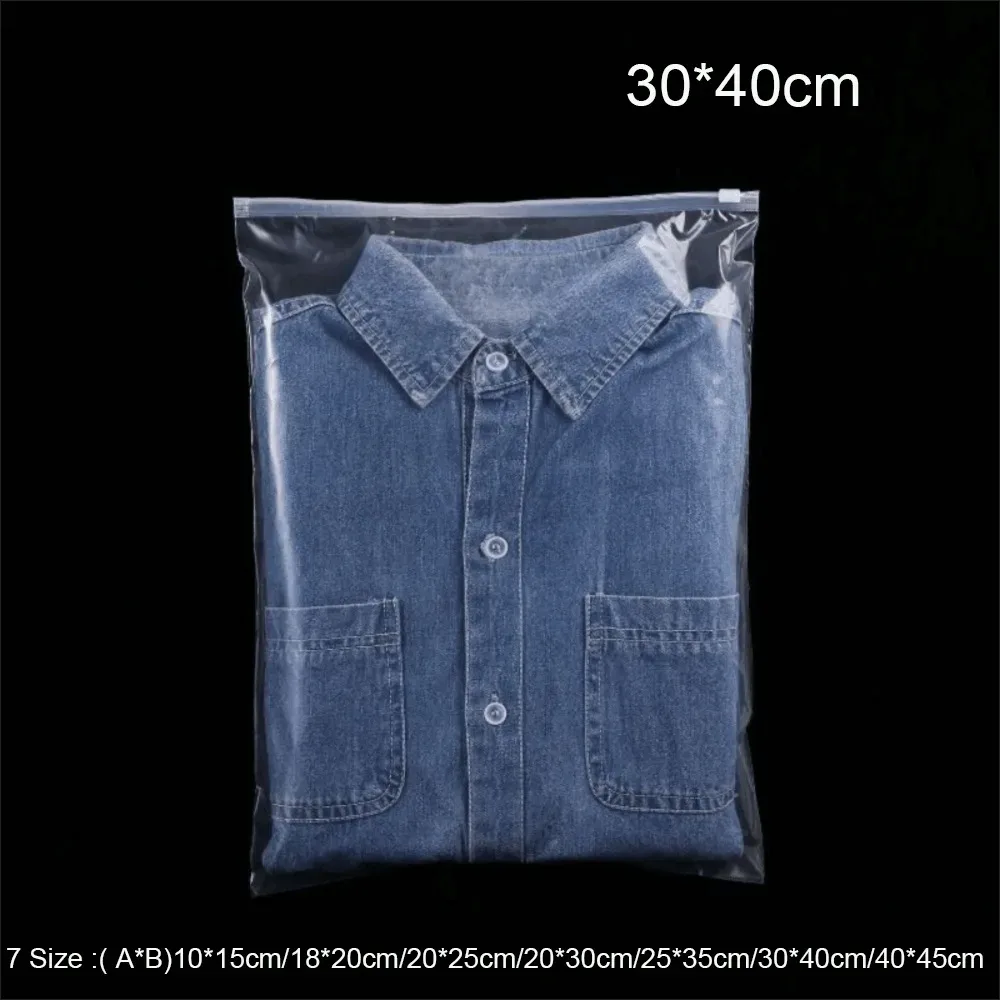 sacs ziplock en plastique transparents et réutilisables, 50 pièces/ensemble, sacs d'emballage multi-usages, sacs à fermeture éclair, emballage professionnel