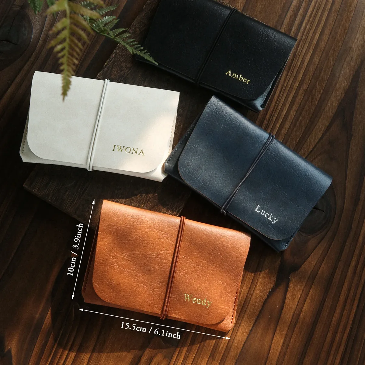 porte-passeport en cuir vintage personnalisable, 1 pièce, avec nom monogramme doré, accessoire de voyage personnalisé, portefeuille