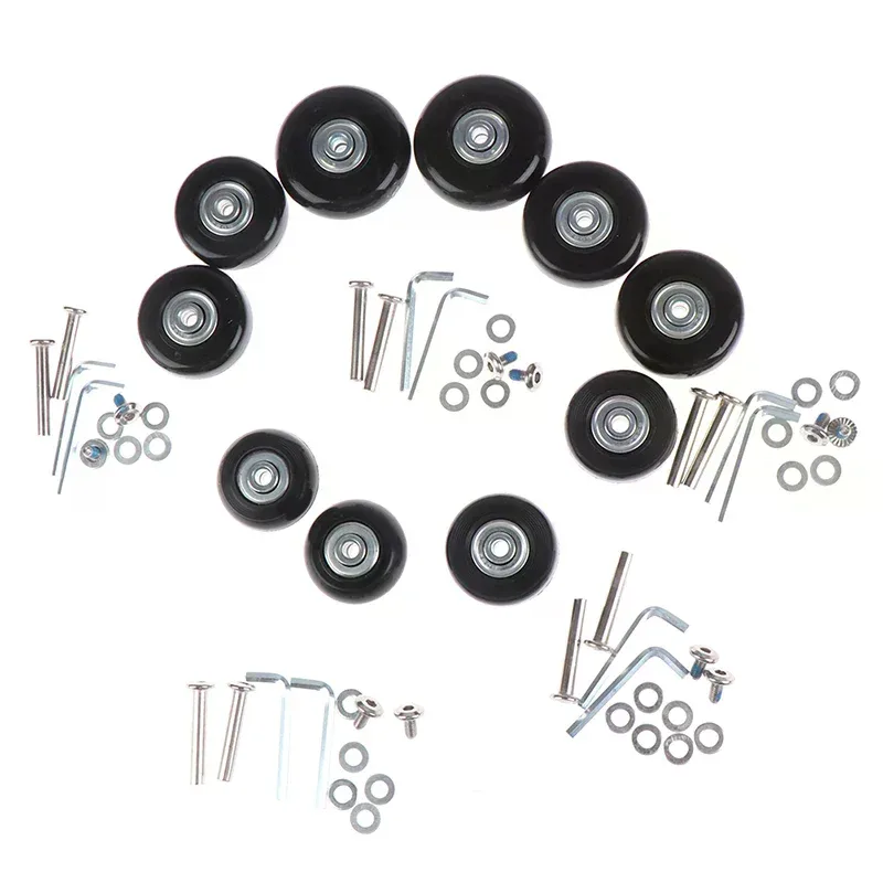 1 pièce roue de valise universelle, roue pivotante silencieuse flexible pour valise de voyage, accessoire de réparation de remplacement