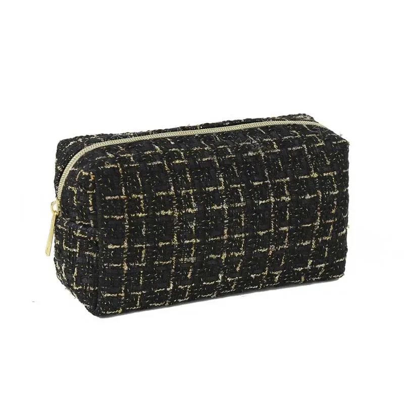 pochette de maquillage pour femmes, sac de rangement de cosmétiques, grande capacité, sac de rangement de produits de toilette de voyage portable, trousse à crayons pour étudiants