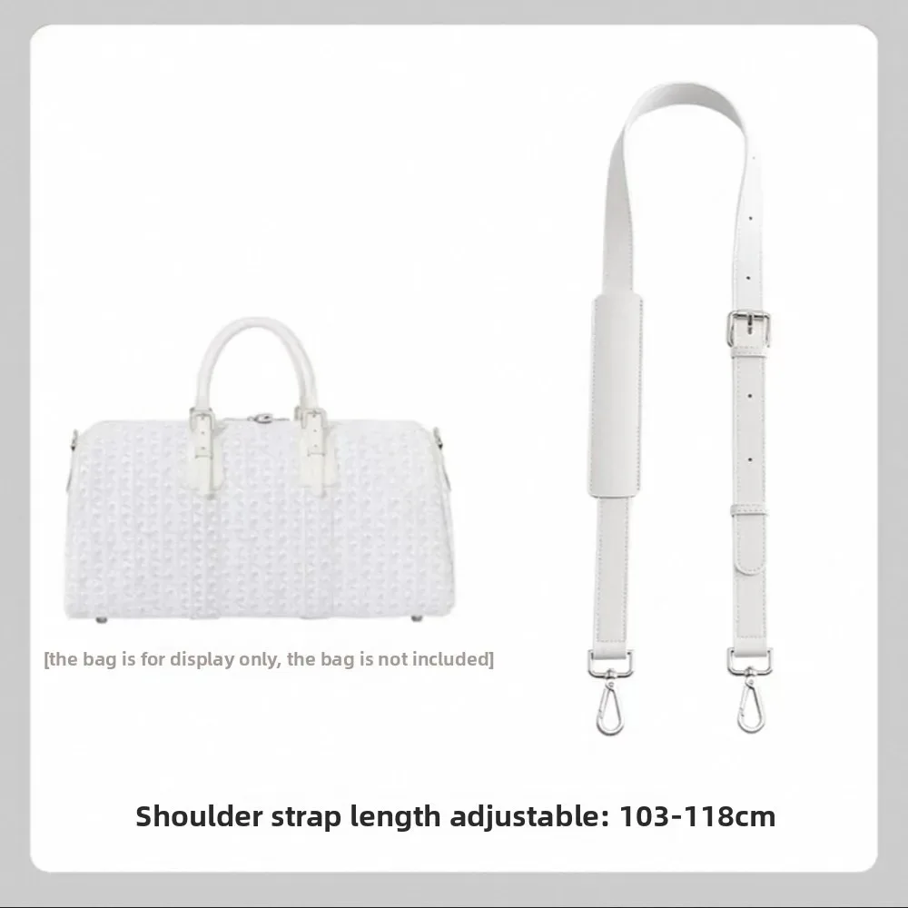 accessoires de sac de luxe en cuir véritable, sangle réglable avec fermeture magnétique, remplacement pour un confort optimal des épaules, sac à dos de créateur haut de gamme