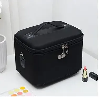 trousse de maquillage pour femmes, trousse de toilette cosmétique, valise de rangement pour maquillage