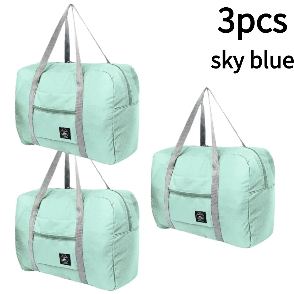 sac de voyage pliable 1-3 pièces pour les compagnies aériennes, sac de transport léger de grande capacité, pour les voyages sportifs de week-end, pour unisexe