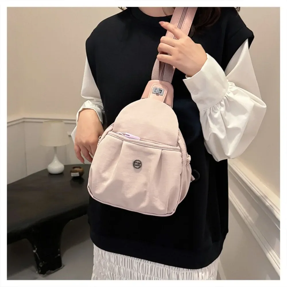 nouveau sac à dos en nylon imperméable multifonctionnel, sac bandoulière grande capacité léger, sac de poitrine, sacoche