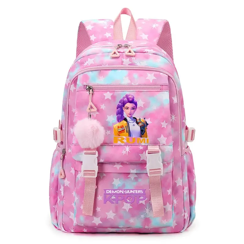 sac à dos kpop demon hunters pour étudiantes, lycéennes, collégiennes, polyvalent, adapté au quotidien et aux activités de plein air