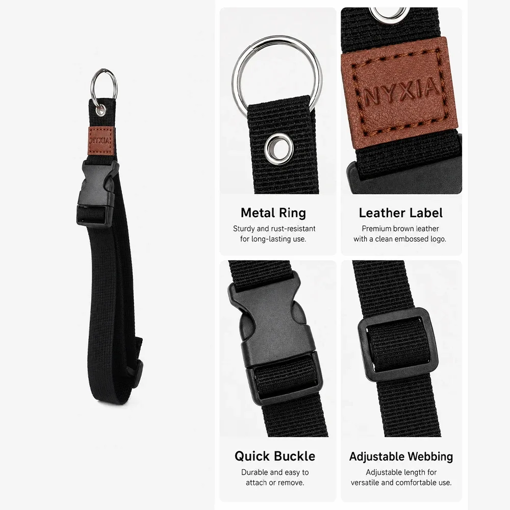 sangle fixe pour bagages de voyage, sangle externe pour sac à dos, sangle portable pour étiquette de bagage, ceinture, porte-veste, accessoires de voyage