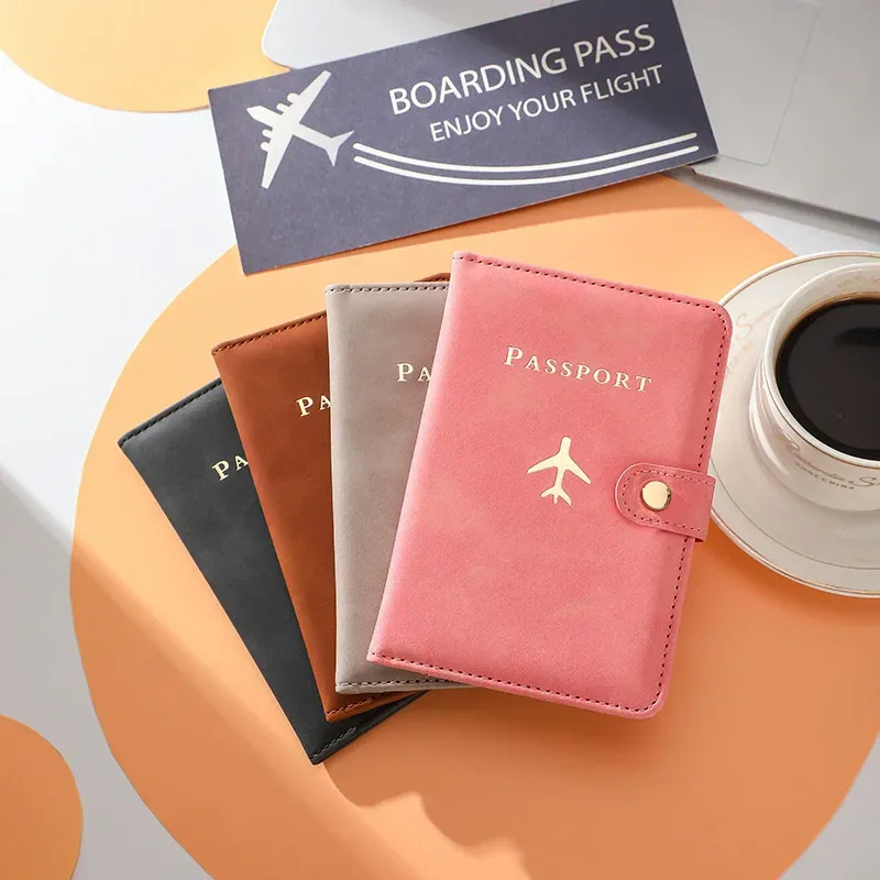 étui pour passeport vintage en cuir, porte-passeport pour femmes et hommes, organisateur de carte de crédit bancaire, mallette de rangement/accessoires de voyage