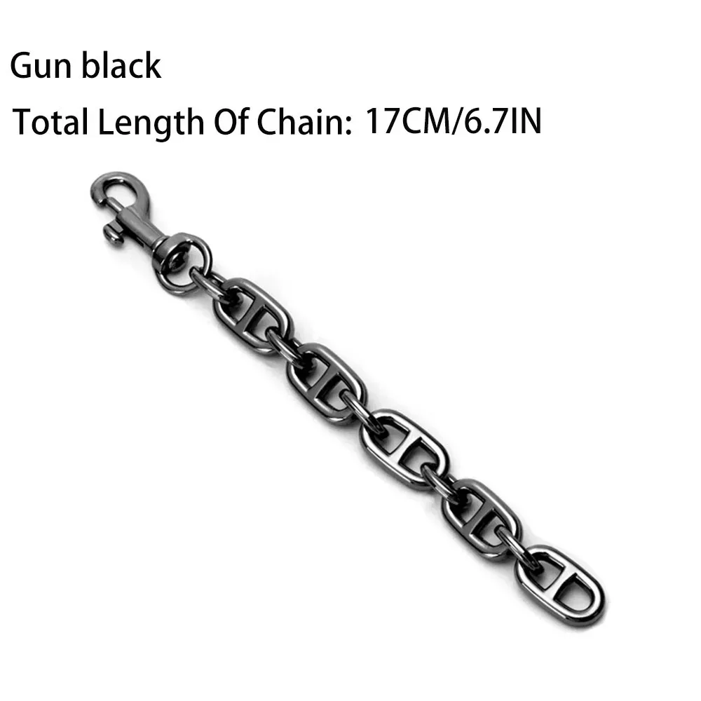 chaîne étendue pour sac à main, chaîne d'extension en métal, sac à bandoulière sous les aisselles, sac à bandoulière de transformation, accessoires de sacs à chaîne d'extension