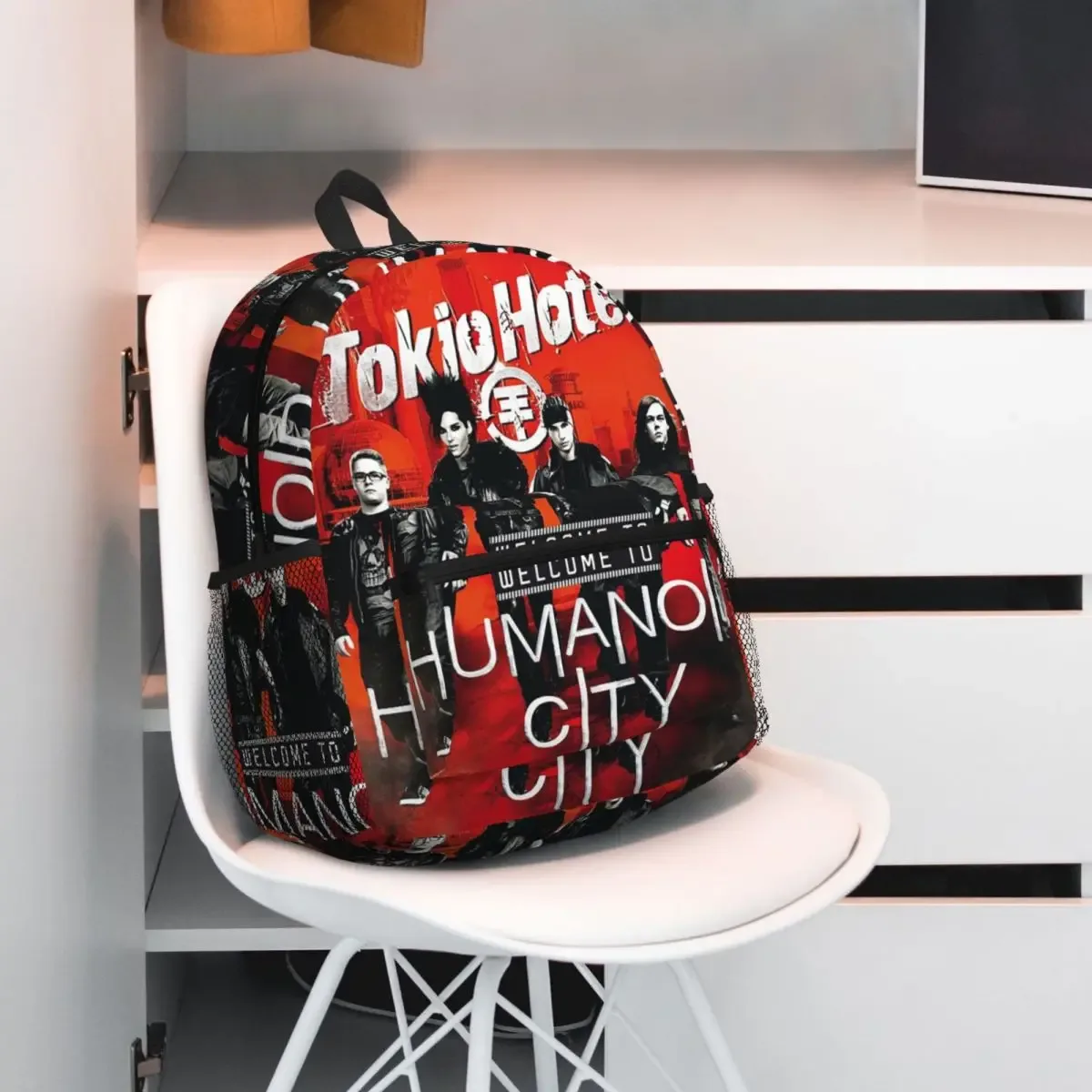 tokio hôtel étudiant sac à dos sac d'école randonnée voyage sac à dos pour hommes femmes mode bookbag sacs à bandoulière