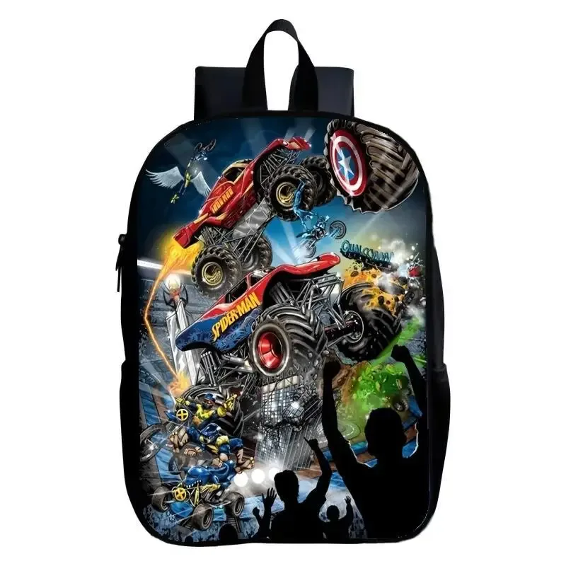 monster jam, monster truck, sac à dos pour enfants, sac à dos d'école primaire, sacs à dos de maternelle