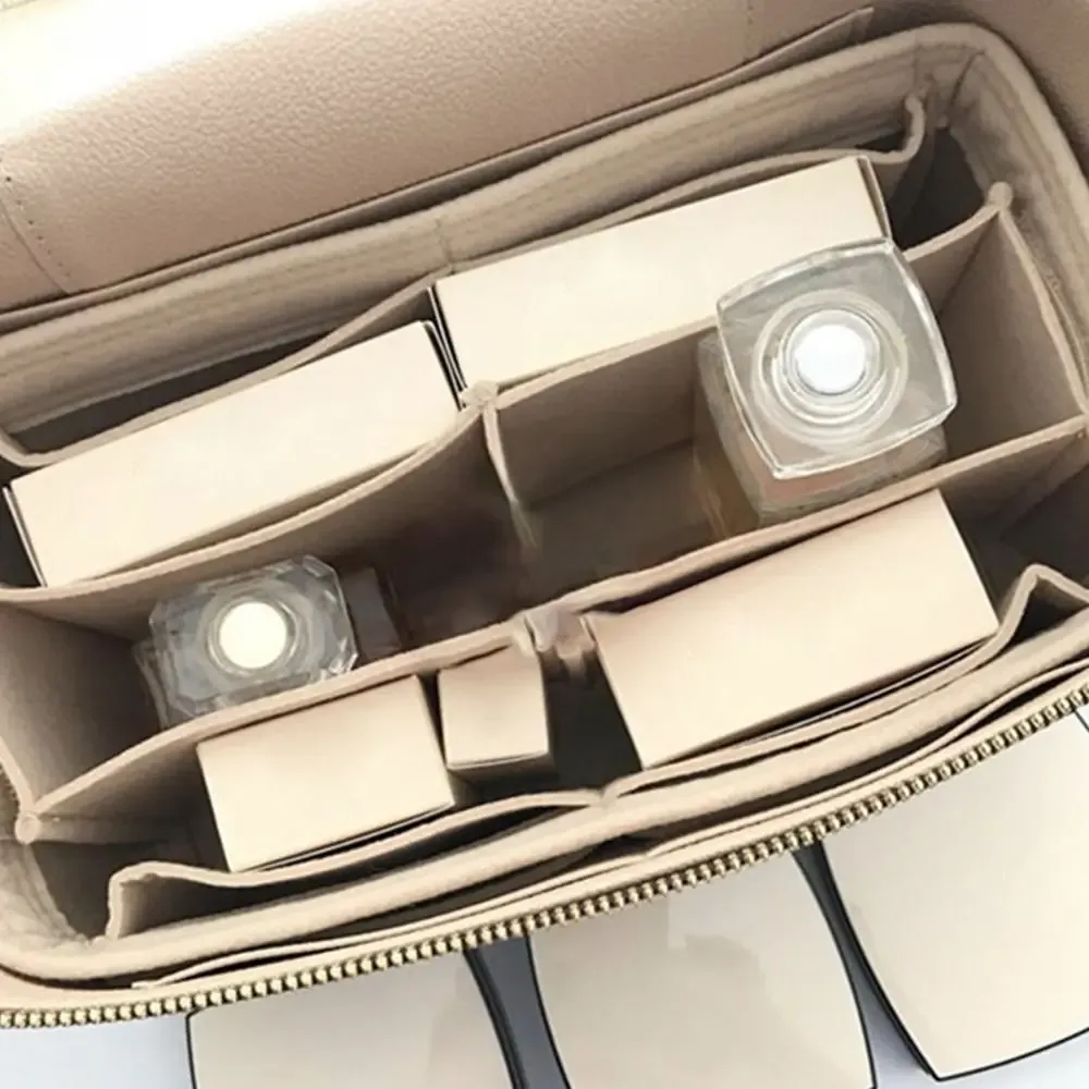 organisateur de sac à main en feutre durable, insert de rangement, doublure de sac, support de sac portable pour lv nice nano/mini/bb