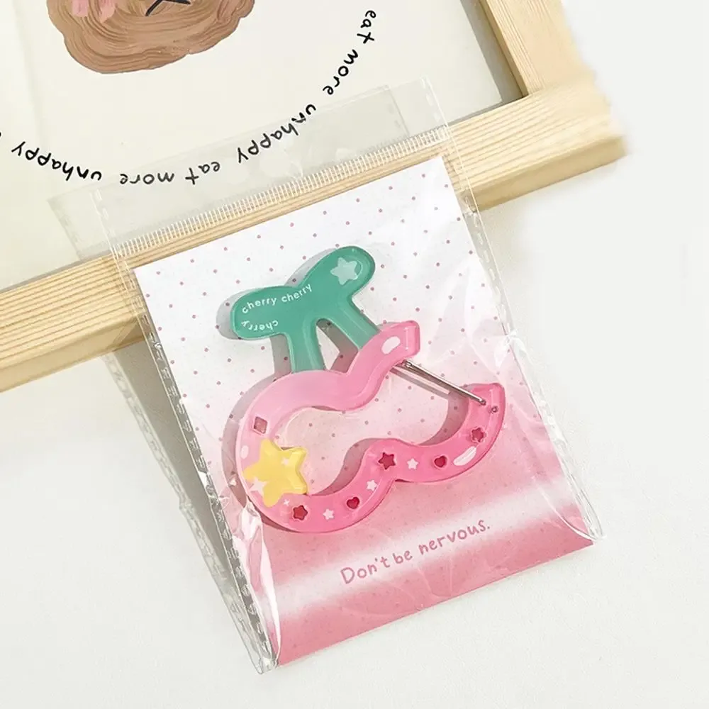 mousqueton en acrylique kawaii pour sac à dos, pendentif, décorations pour manuel, porte-clés, boucle d'escalade, breloques de sac en acrylique, accessoires de décoration pour sac ita