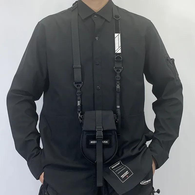 sangle de sac à bandoulière dulcrossbody multifonction, sangle de cou initiée à dégagement rapide, style techwear extérieur, appareil photo pour téléphone portable, 2025