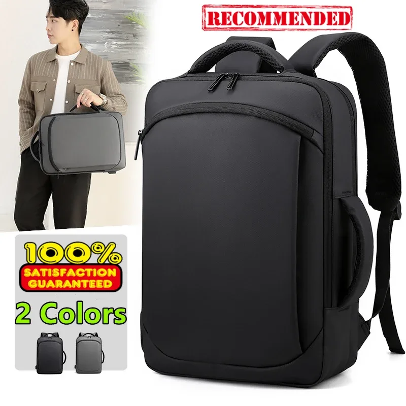 Sac à dos d'affaires multifonctionnel pour hommes, sac à dos pour ordinateur portable, chargement USB, film étanche, sacs décontractés, nouveau, 2 couleurs