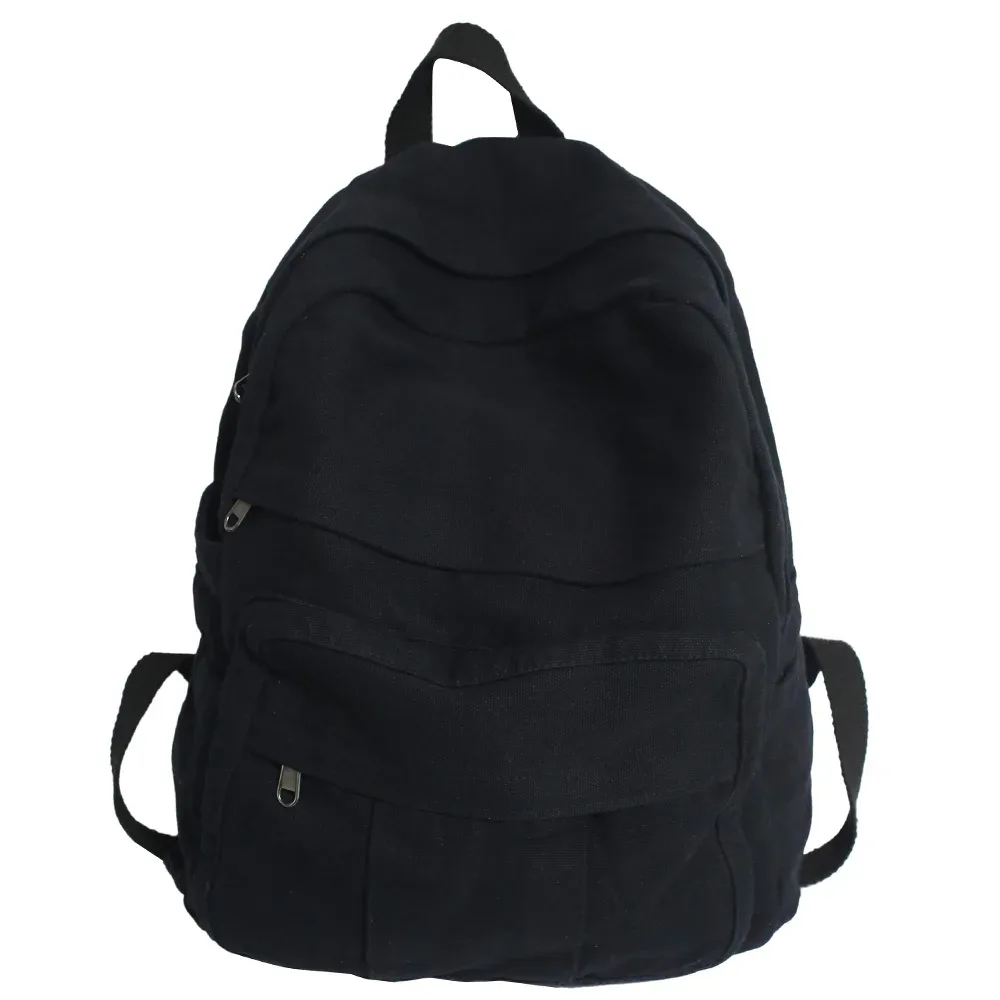 sac à dos en toile pour femme, nouveau style, vintage, pour étudiante, sac d'école, sac pour ordinateur portable, sac de voyage kawaii