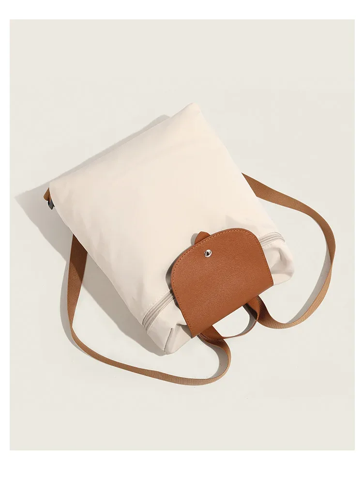 sac à dos femme 2026 grande capacité en nylon, idéal pour l'école et les loisirs, collection printemps-été