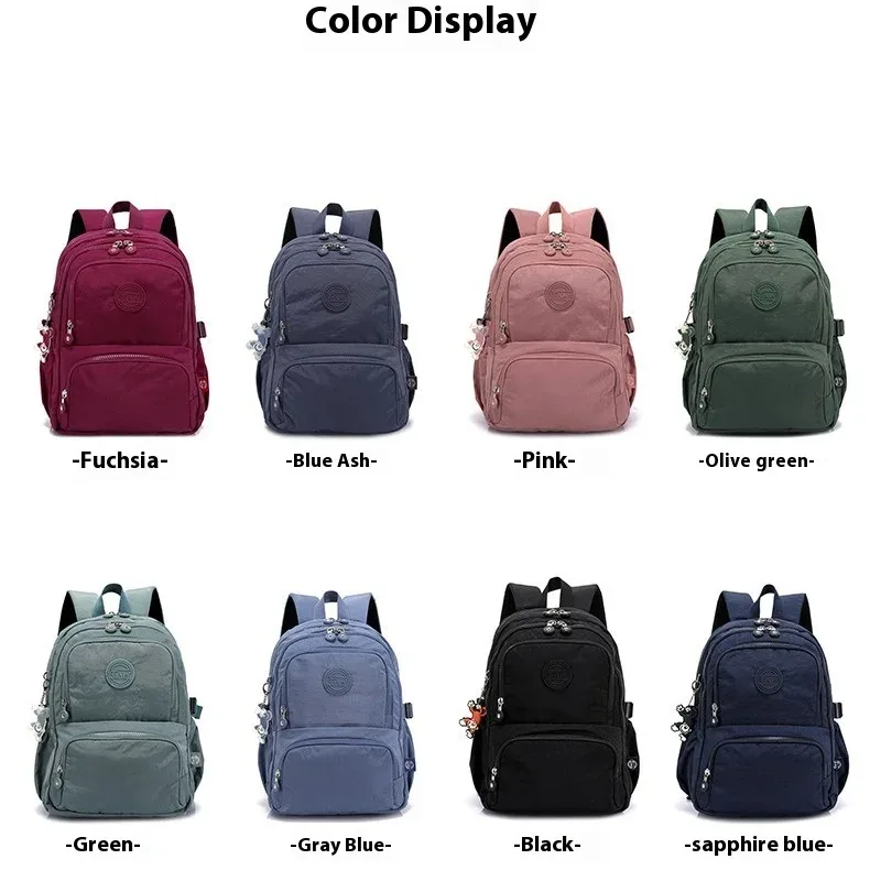tegaote sac à dos de voyage pour hommes, sac à dos en nylon imperméable, mochila feminina, sacs d'école pour adolescents, garçons et enfants