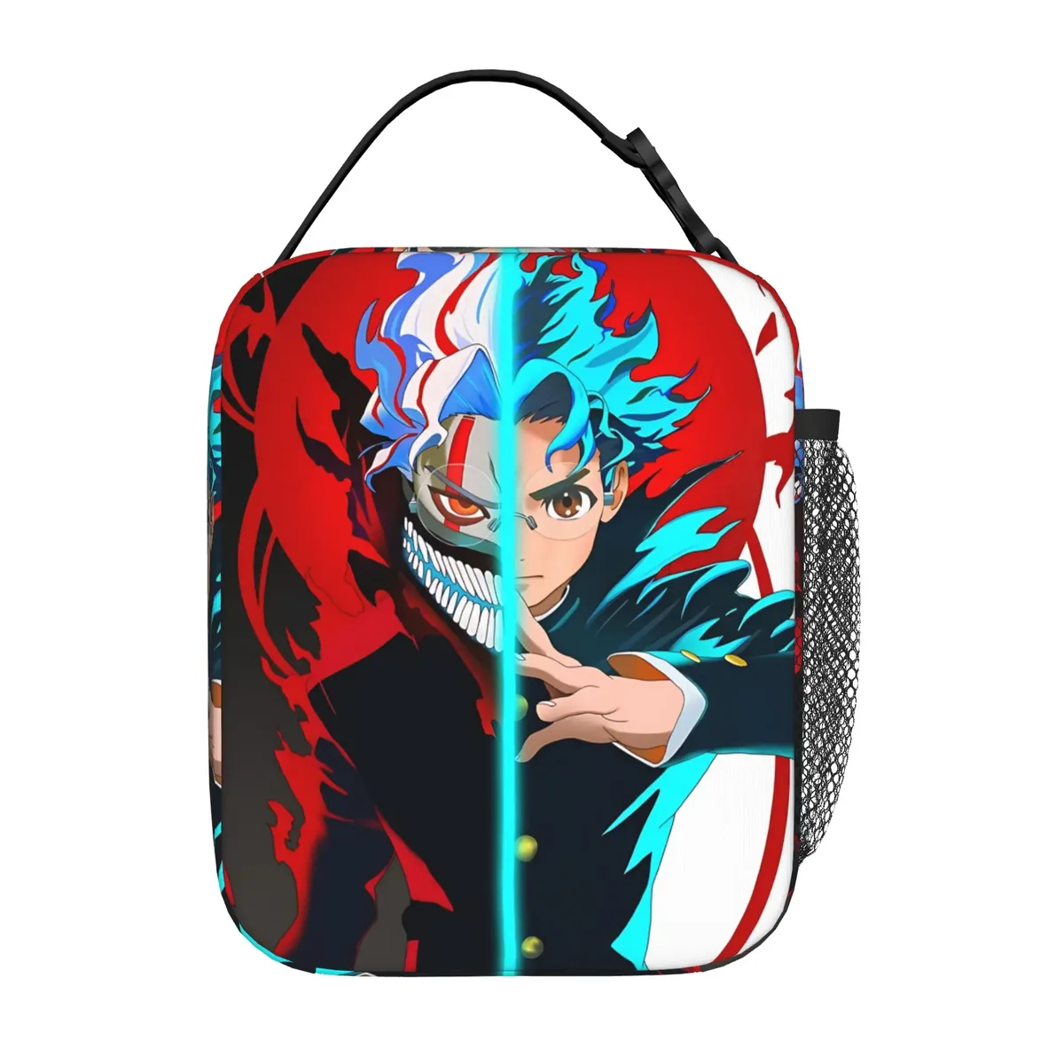 sac de rangement avec fermeture à glissière, 1 pièce, pochette de rangement dandadan, boîte à lunch scolaire réutilisable pour le déjeuner