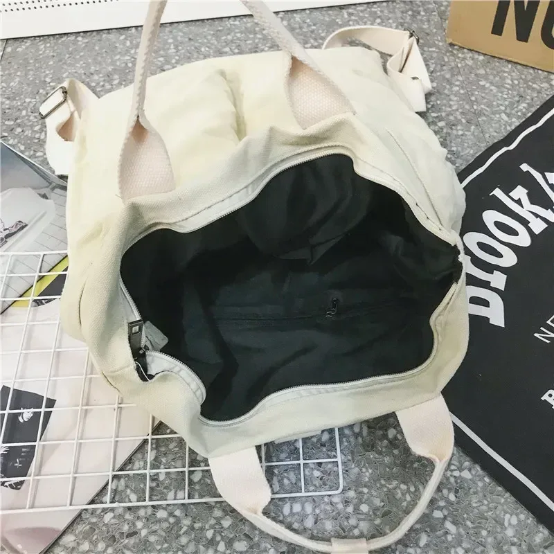 sac à dos en toile solide pour ordinateur portable, sacs à dos pour femmes, cartable féminin de grande capacité, sac de voyage pour adolescentes