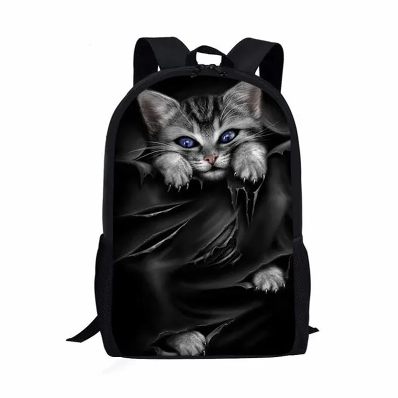 sacs à dos classiques populaires pour ordinateur portable, sacs d'école pour élèves, sacs à dos oxford imperméables imprimés en 3d pour garçons/filles