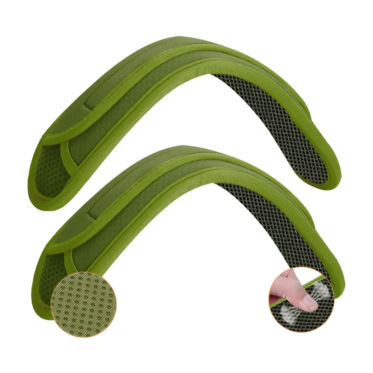 paquet de 2 épaulettes universelles antidérapantes, coussinets de sangle de sac à dos épais pour sacs à bandoulière, sangles de guitare, sacs d'ordinateur, etc., remova