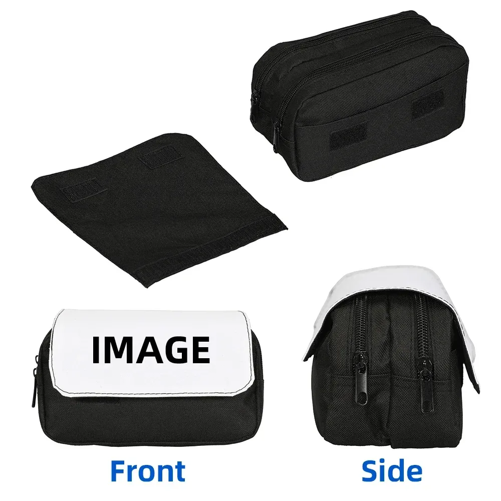 sac de rangement de papeterie grande capacité learn, travel m-messi, trousse à crayons double couche, sac à stylos pour étudiants, star du football