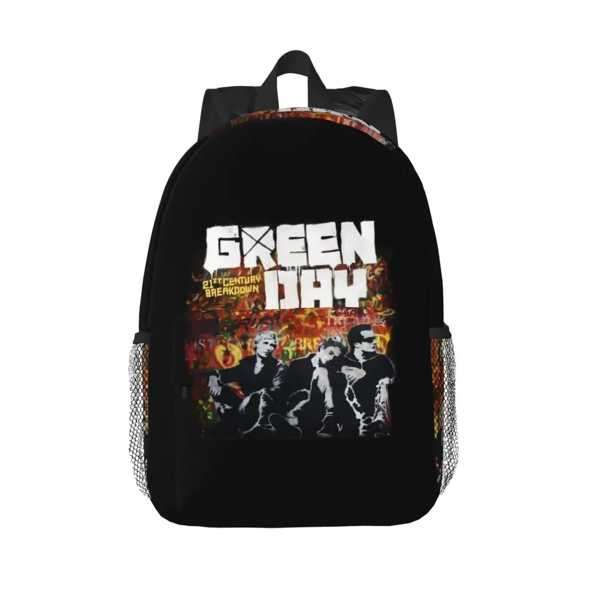 green day rock band tour sac à dos étudiant garçons filles bookbag enfants sac d'école ordinateur portable sacs à bandoulière pour hommes femmes