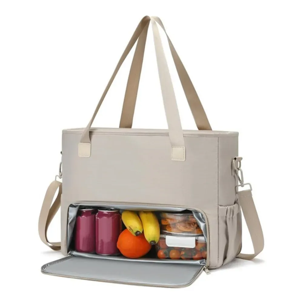 sac fourre-tout 2-en-1 isotherme grande capacité pour femme, avec compartiment pour ordinateur portable 15,6 pouces et compartiment repas, sac à main pour le travail