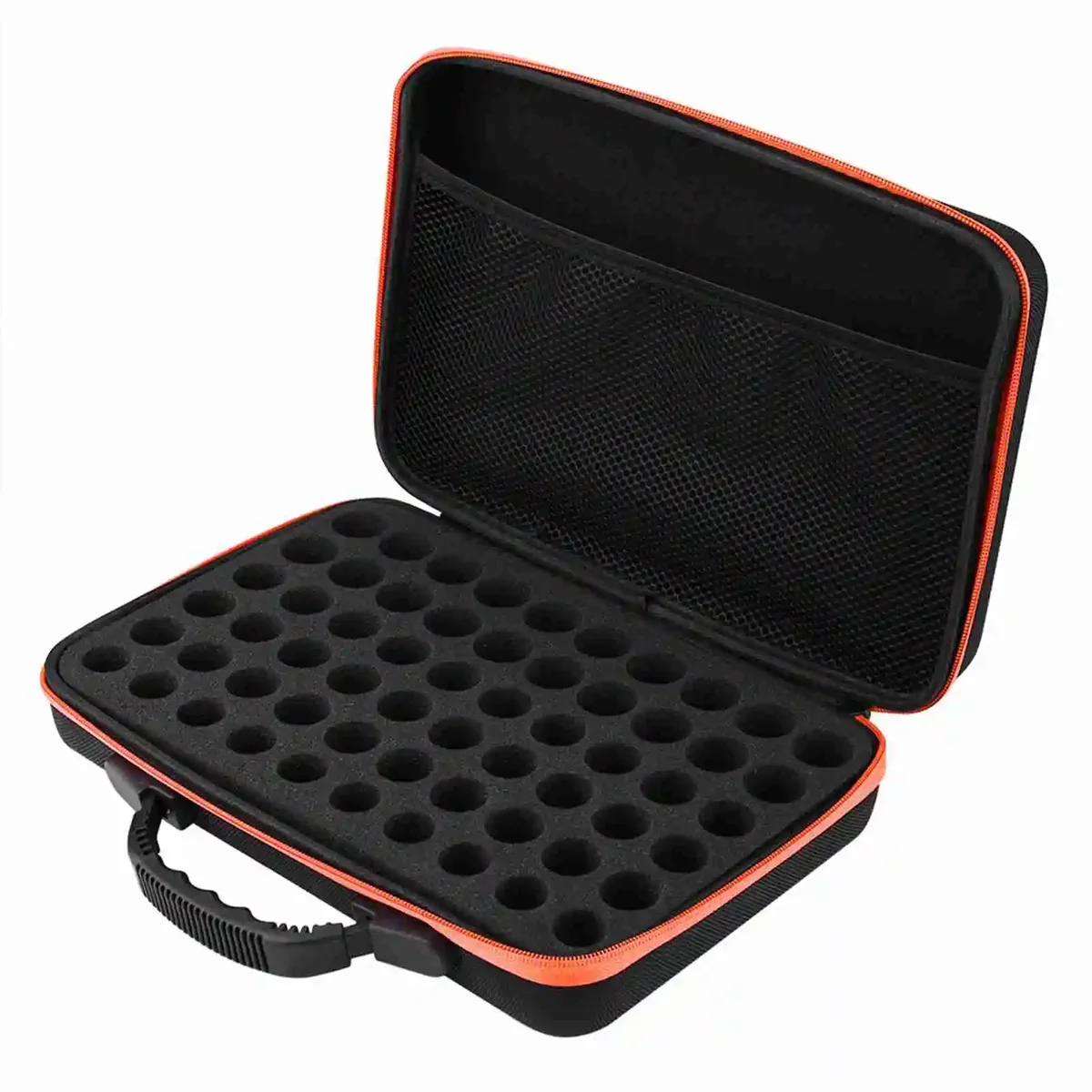 organisateur de stockage extérieur à coque rigide, mallette de transport d'huile essentielle, étui à coque rigide 60 bouteilles adapté aux bouteilles 5ml 15ml