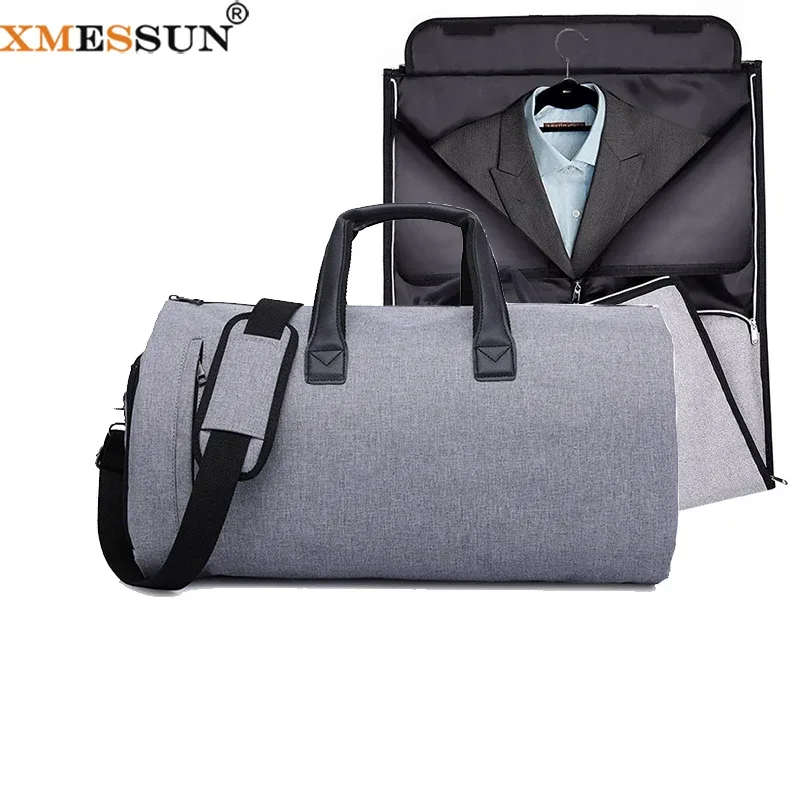 xmessun nouveau sac de rangement pliable oxford pour femmes ou hommes, sac de voyage de fitness à grande capacité au design tendance pour femme