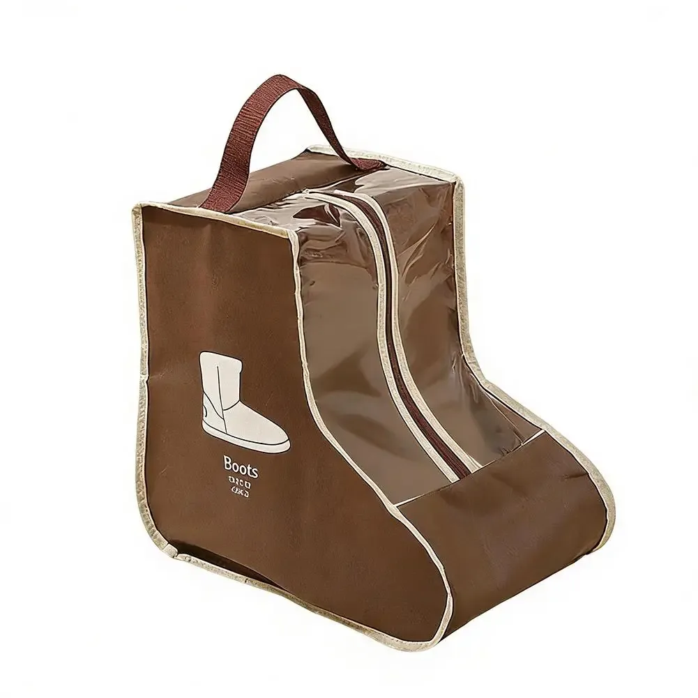 sac de rangement imperméable pour bottes hautes, housse de protection anti-humidité et anti-poussière, pochette de voyage portable pour chaussures