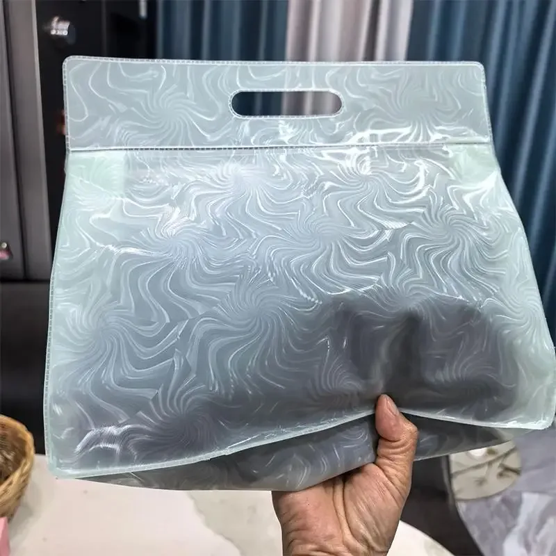 sac de rangement portable en eva imperméable avec fermeture éclair, séparation humide/sec pour la natation, la plage, les articles de toilette et le maquillage