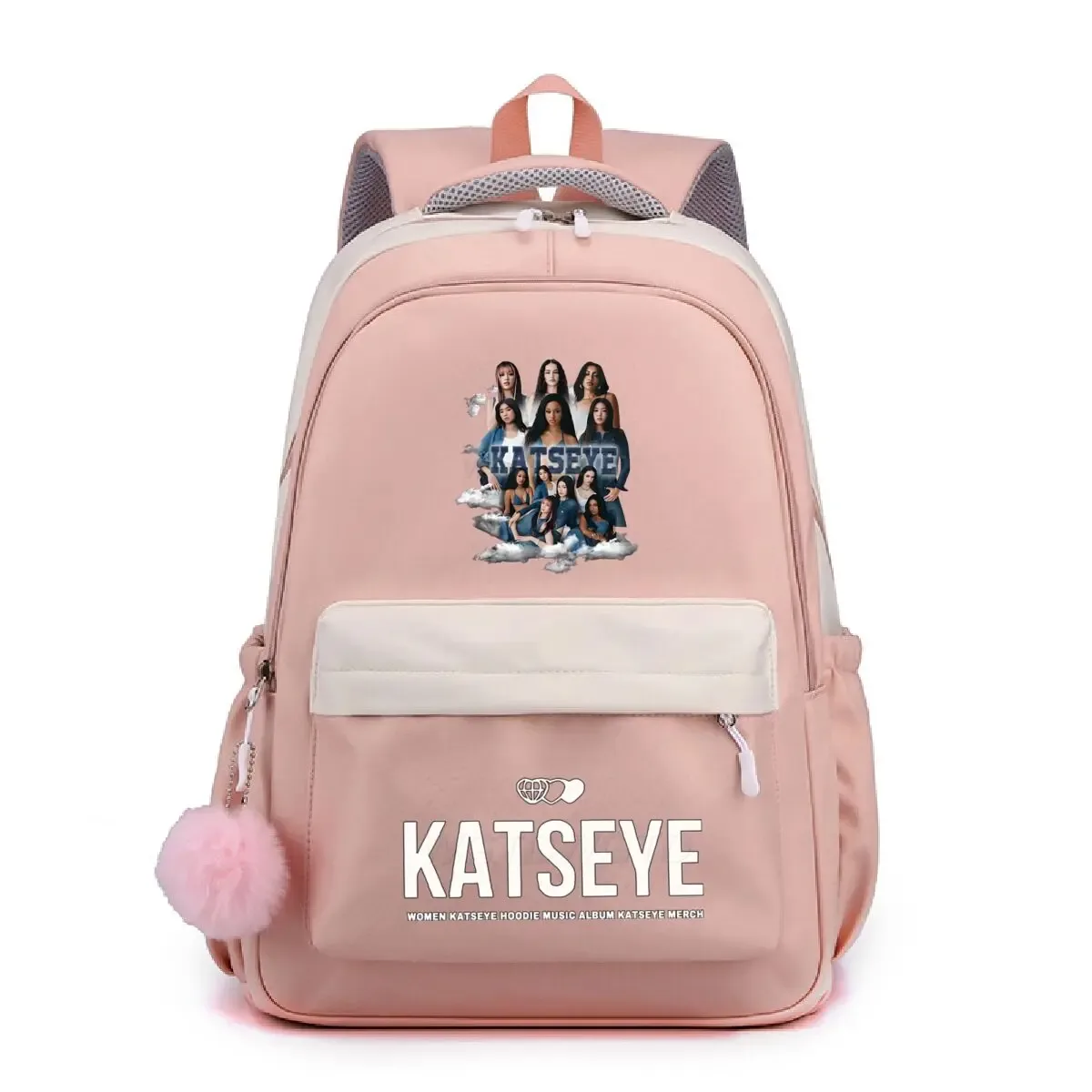 Sac à dos Katseye 2026 pour femmes et hommes, sac à dos décontracté de voyage, sac à dos unisexe pour l'extérieur, sac à dos de jour Katseye, sac à dos d'école pour adolescents