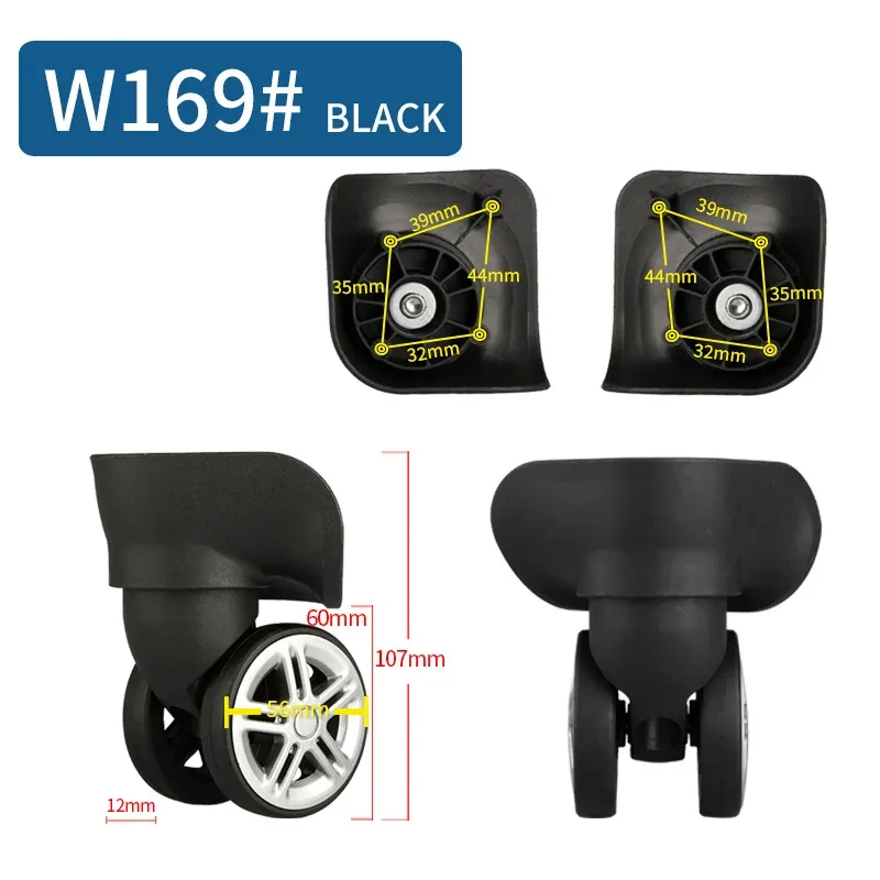 valise fixation rétractable et mécanisme d'attache de sécurité roulettes remplacement boîtier de chariot roue muette roue universelle valise roulette accessoires valise roulette
