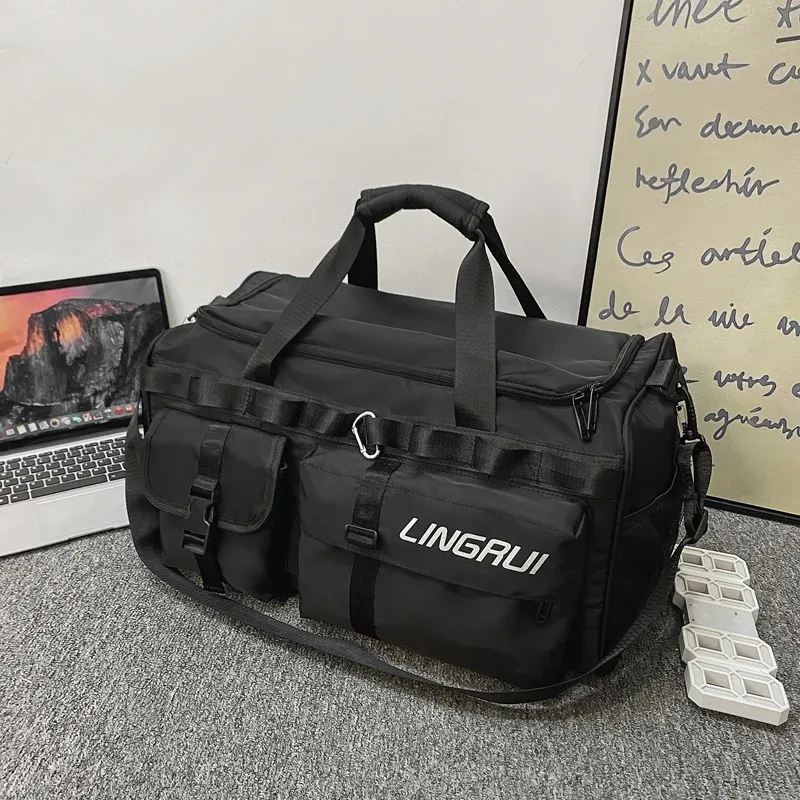 sac de sport et de voyage en nylon grande capacité pour hommes et femmes