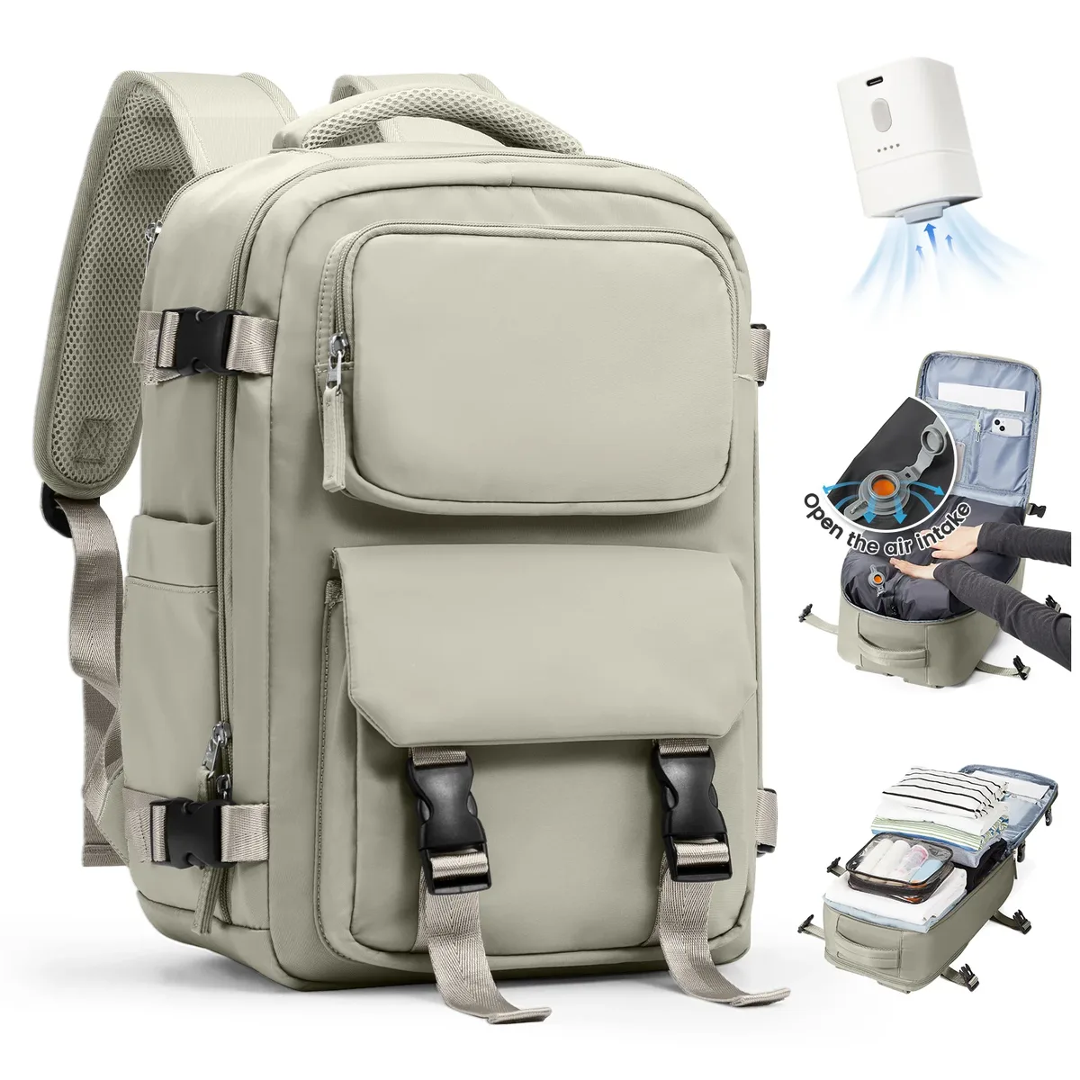 sac à dos sous vide, sac à dos ryanair 40x20x25 cm pour cabine, sac à main easyjet 45x36x20 cm, sac à dos pour ordinateur portable pour femmes/hommes