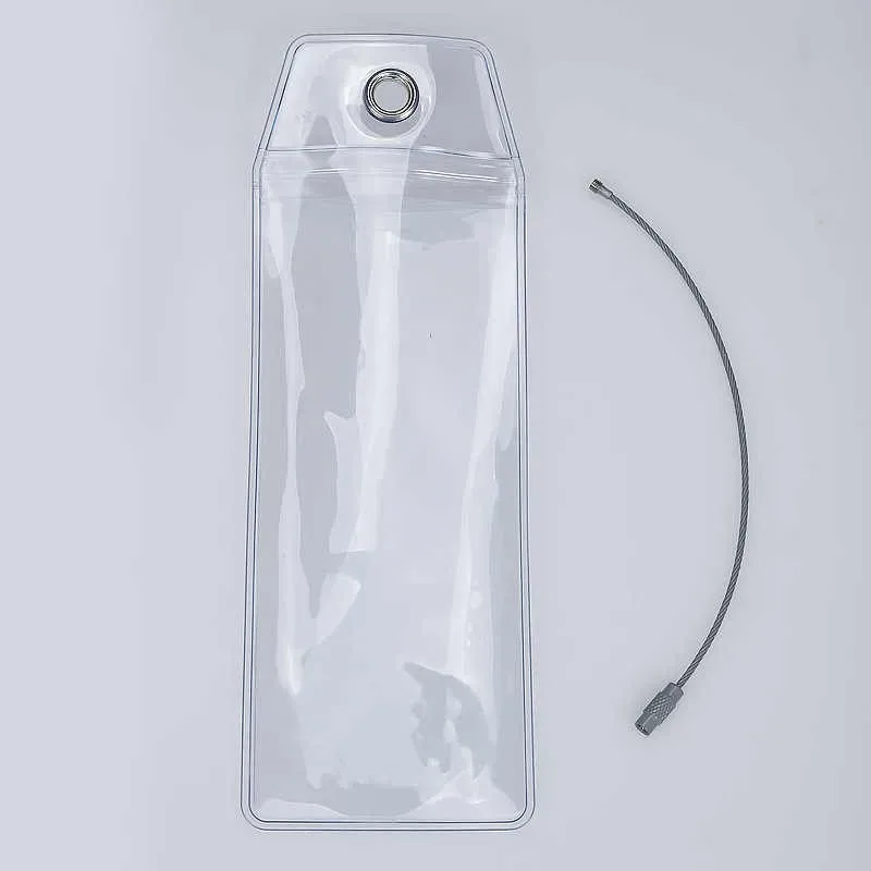 20-1pc étiquettes de bagage transparentes, étiquette d'identification pour le check-in en voyage, pochette pour carte scellée et étanche, étiquette d'enregistrement de bagage pour croisière