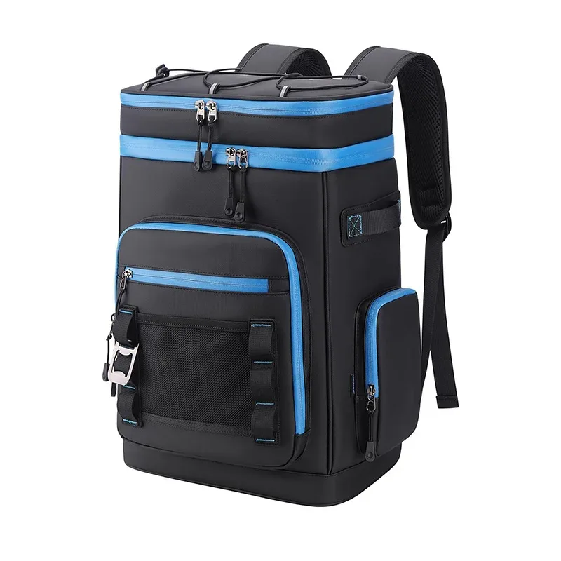 sac à dos isotherme étanche pour 48 canettes, sac à dos isotherme souple grande capacité, sac isotherme pour déjeuner 4 personnes
