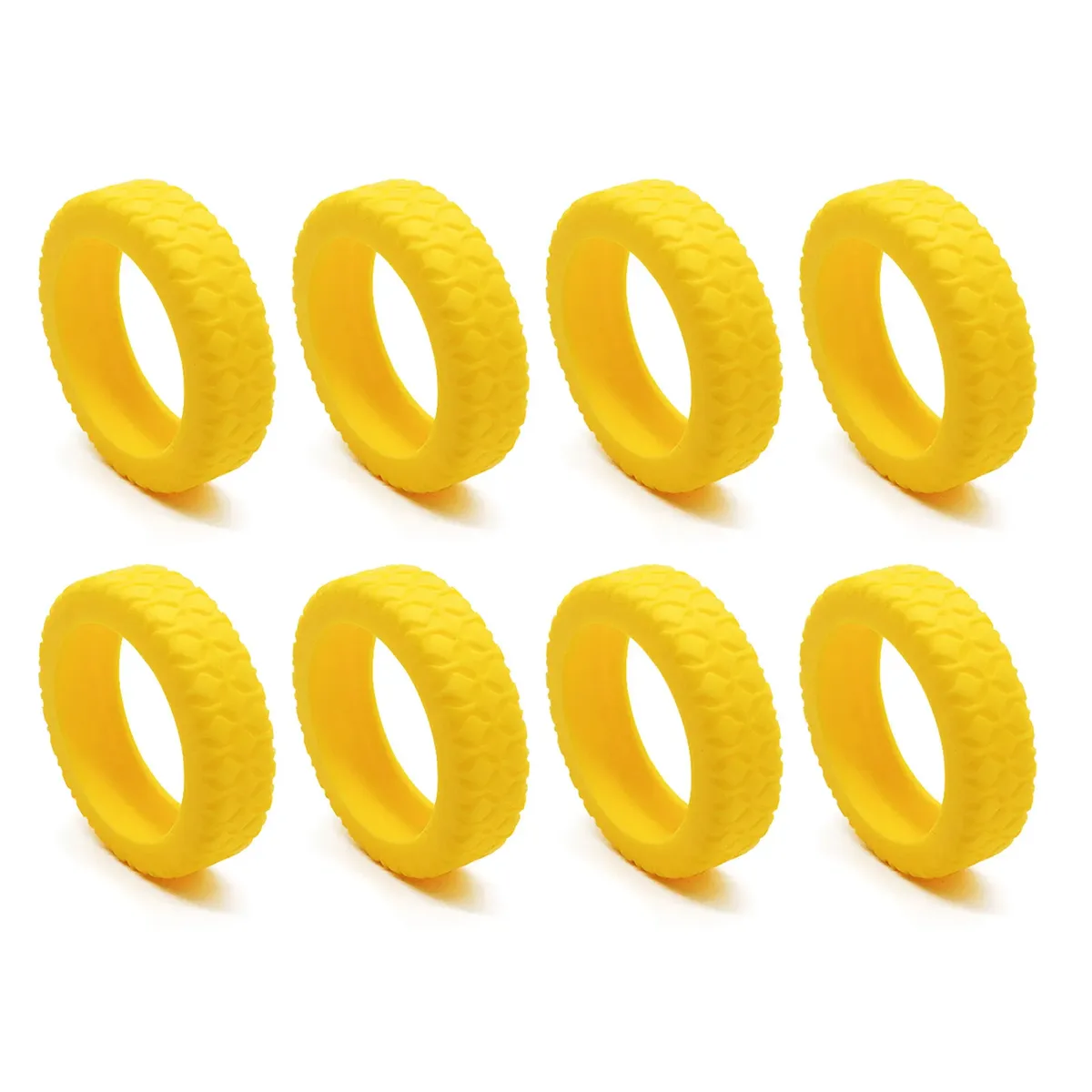 8 pièces/ensemble de protections en silicone pour roulettes de bagages, anti-bruit, résistantes à l'usure, pour valises à roulettes, protection épaissie pour le voyage