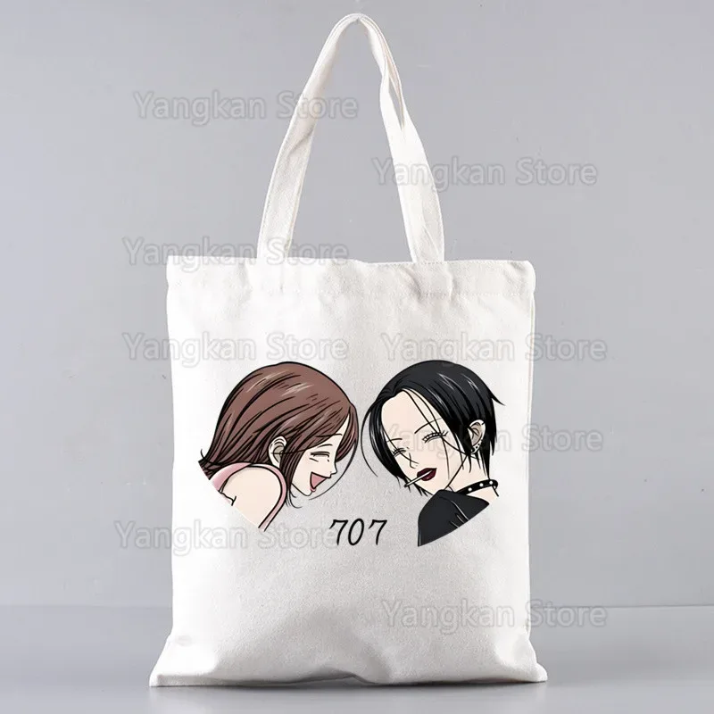 nana anime toile fourre-tout sacs pour dames sacs à main kawaii mignon bolsa portable shopping sac à bandoulière