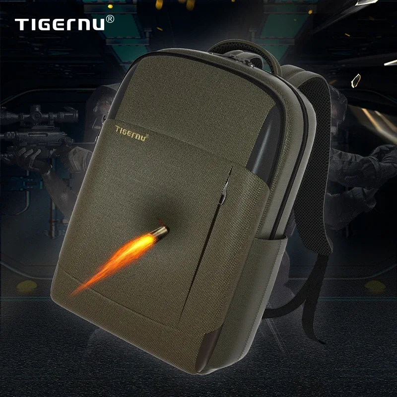 Tig10u-Sac à dos pare-balles pour homme, niveau II, autonome, panneau balistique, protection, voyage, grande capacité